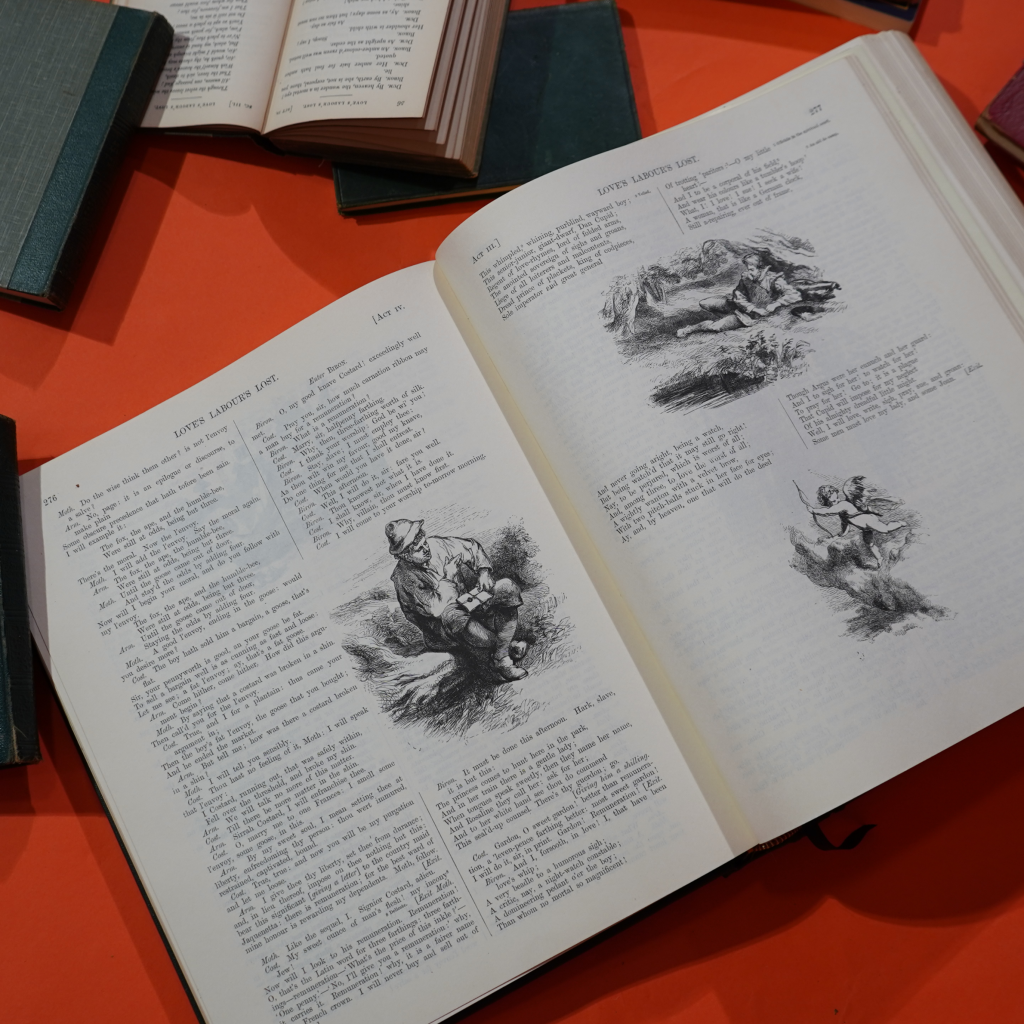 An open page of Love's Labour's Lost